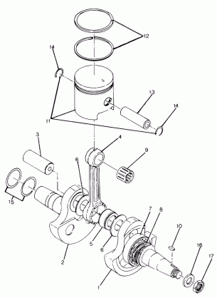 Crankshaft and Piston Assembly (4917721772033A)