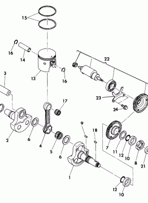 Crankshaft and Piston Assembly (4918531853036A)