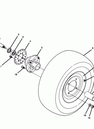 Front Wheel Assembly (4917721772015A)