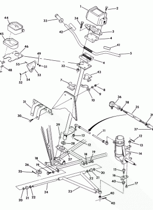 STEERING ASSEMBLY 350 2X4 (4918531853011A)