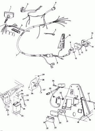 WIRING HARNESS 350 2X4 (4918531853029A)