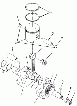 Crankshaft and Piston Assembly (4917731773042A)