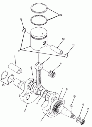 Crankshaft and Piston Assembly (4917741774037A)