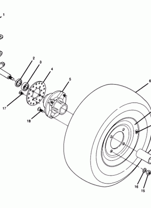 Front Wheel Assembly (4917711771015A)