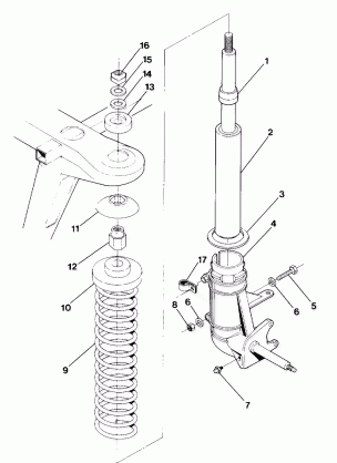 Front Strut Assembly (4917741774010A)