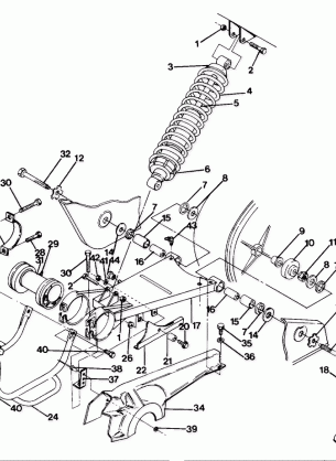 Swing Arm Weldment (Middle) (4917741774026A)