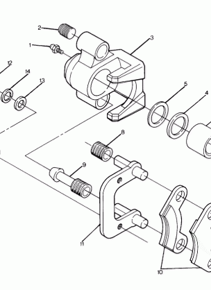 Middle Axle Brake Assembly (4917741774019A)