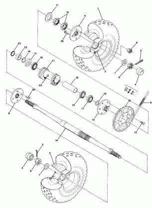 Rear Wheel Drive Assembly (4916351635023A)