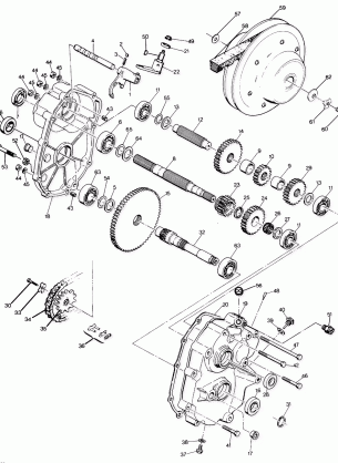 Gearcase Assembly (ME25P5) (4916351635037A)