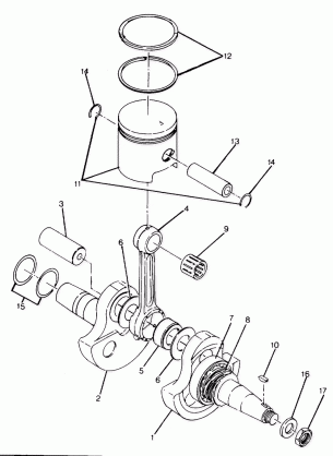 Crankshaft and Piston Assembly (4916361636037A)