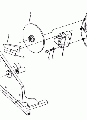 Right Hand Gearcase and Brake Mounting (4916361636034A)