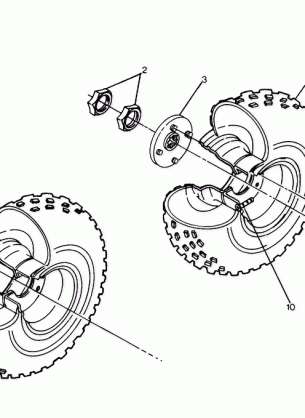 Middle Wheel Assembly (4916361636020A)