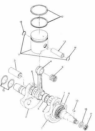 Crankshaft and Piston Assembly (4915951595037A)