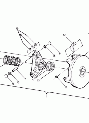 Drive Clutch Assembly (4915951595028A)