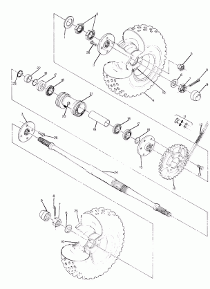 Rear Wheel Drive Assembly (4915951595021A)