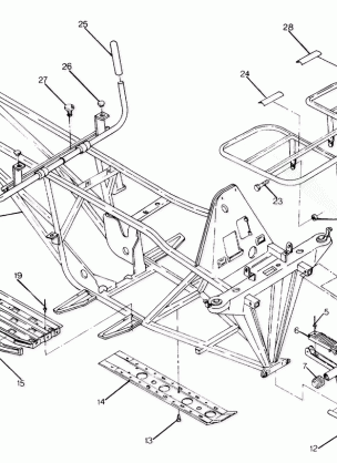 Frame Assembly with Racks (4915951595003A)