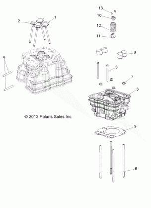 ENGINE CYLINDER HEAD - A15DAA32AA / AJ (49ATVCYLINDERHD14SP325)