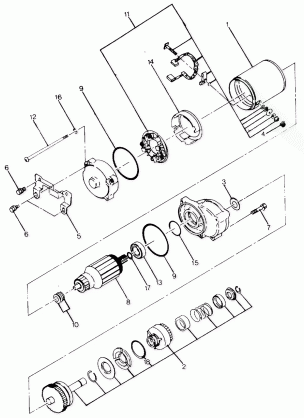 Starting Motor Assembly (4915951595040A)