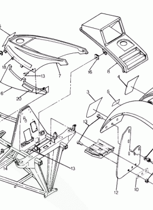 Front Cab Assembly (4915951595001A)