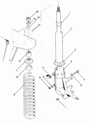 Front Strut Assembly (4915951595010A)