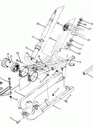 Swing Arm Weldment (Rear) (4915951595027A)