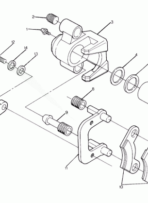 Middle Brake Assembly (4915951595019A)