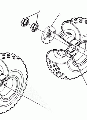 Middle Wheel Assembly (4915951595020A)