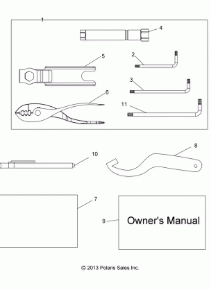 REFERENCES TOOL KIT and OWNERS MANUAL - A15DAA32AA / AJ (49ATVTOOL14325)