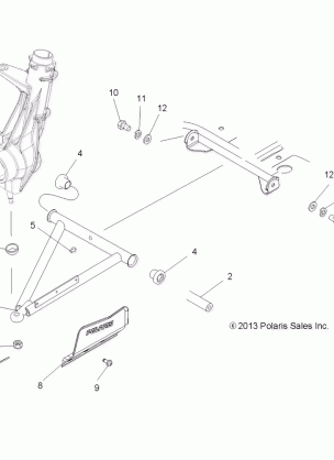 SUSPENSION A-ARM and STRUT MOUNTING - A15SDA57FH (49ATVAARM13SP500HD)