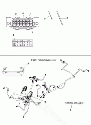 ELECTRICAL HARNESS - A15SDA57FH (49ATVHARNESS15TRGEU)