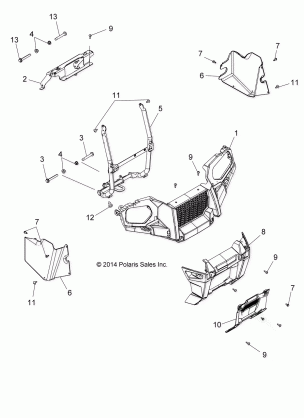 BODY FRONT BUMPER and MOUNTING - A15SDA57HH / HA (49ATVBUMPER15570A)