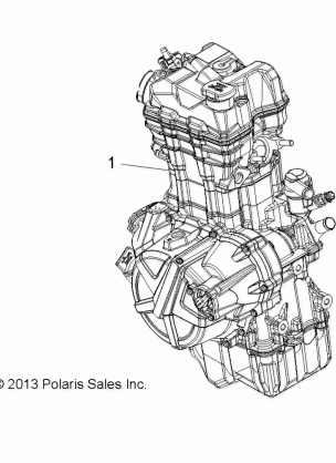 ENGINE LONG BLOCK - A15SEA32HA (49ATVLB14SP325)