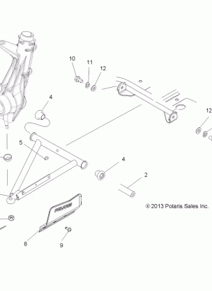 SUSPENSION A-ARM and STRUT MOUNTING - A15SEA32HA (49ATVAARM13SP500HD)