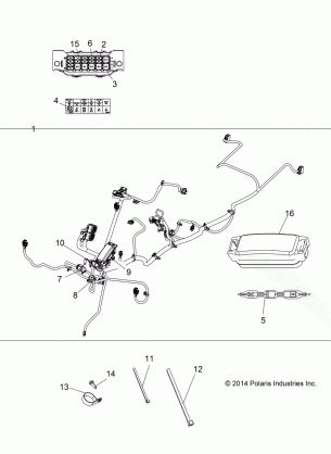 ELECTRICAL HARNESS - A15SEA57HA (49ATVHARNESS15570HA)