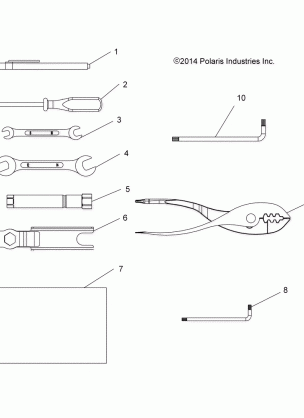 TOOLS TOOL KIT - A15SEH57AD (49ATVTOOL08SP500)