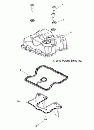 ENGINE VALVE COVER - A15DAA32EA / EJ (49ATVVALVE14SP325)