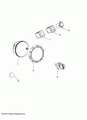 ELECTRICAL DASH INSTRUMENTS AND SWITCHES - A15DAA32EA / EJ (49ATVDASH15325E)