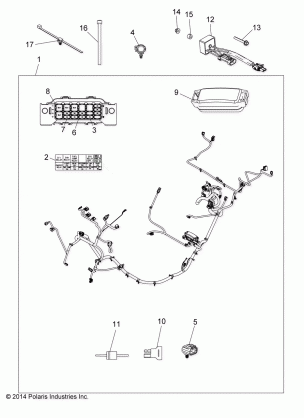 ELECTRICAL WIRE HARNESS - A15DAA32EA / EJ (49ATVHARNESS15325E)