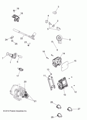 ELECTRICAL SWITCHES SENSORS and ECM - A15SHD57AC / E57AS / AM / L57AK (49ATVELECT15570SP)