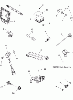 ELECTRICAL SWITCHES SENSORS ECU and CONTROL MODULES - A15SVE95AW (49ATVSWITCHES14SCRAM)