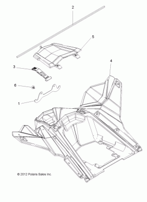 BODY STORAGE REAR - A15SVE95AW (49ATVSTORAGERR13850SCRAM)