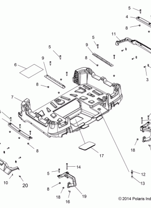 BODY BOX REAR - A15SWE57FA (49ATVBOXRR1570X2)