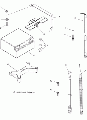 ELECTRICAL BATTERY - A15SXE85FI (49ATVBATTERY14SP850F)