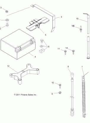 ELECTRICAL BATTERY - A15SXE85HI (49ATVBATTERY14SPXP850)