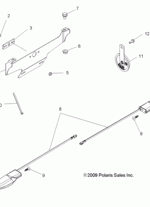 ELECTRICAL TURN SIGNALS and HORN - A15SXE95FK (49ATVTURNSIG10SPEPS550)