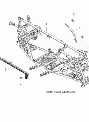 CHASSIS MAIN FRAME - A15SXE95FK (49ATVFRAME15850SP)