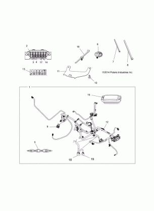 ELECTRICAL HARNESS - A15SXE95HK (49ATVHARNESS15SP850)