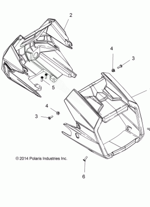 BODY HEADLIGHT POD - A15SYE85FS (49ATVHEADLIGHT1585TRMD)