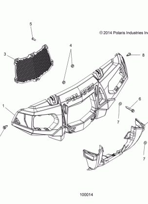 BODY FRONT BUMPER and MOUNTING - A15SYE95AX / L95AP (100014)