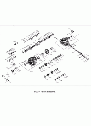 DRIVE TRAIN MAIN GEARCASE - A15DAH32EJ (49ATVGEARCASE1333376)